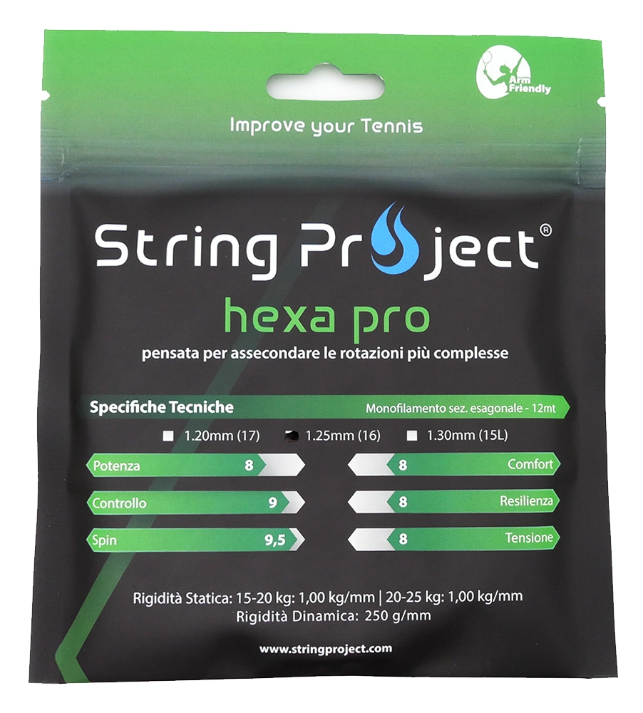 Singola matassina da 12 m String Project Hexa Pro