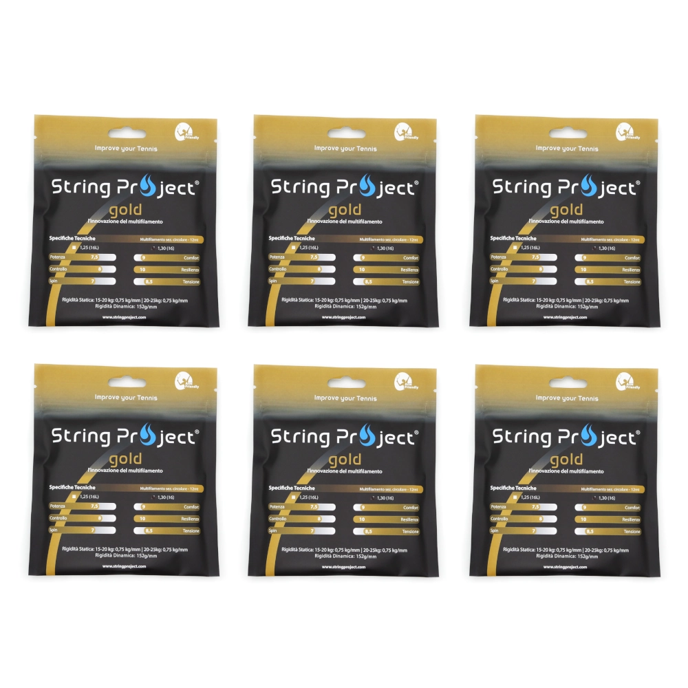 String Project Gold – Pack da 6 matassine da 12 m