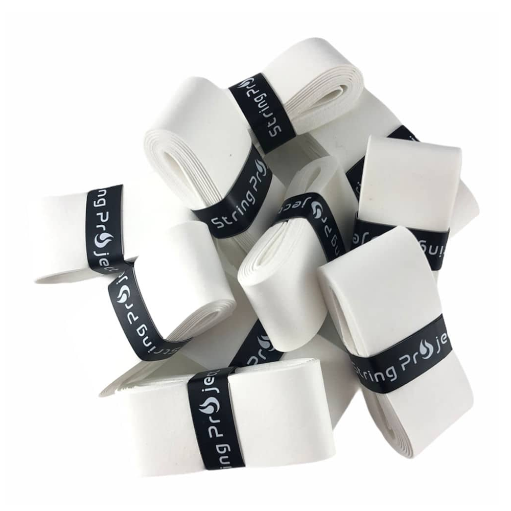 String Project Pro Dry Overgrip 0.40 mm White - Pack of 10 pieces