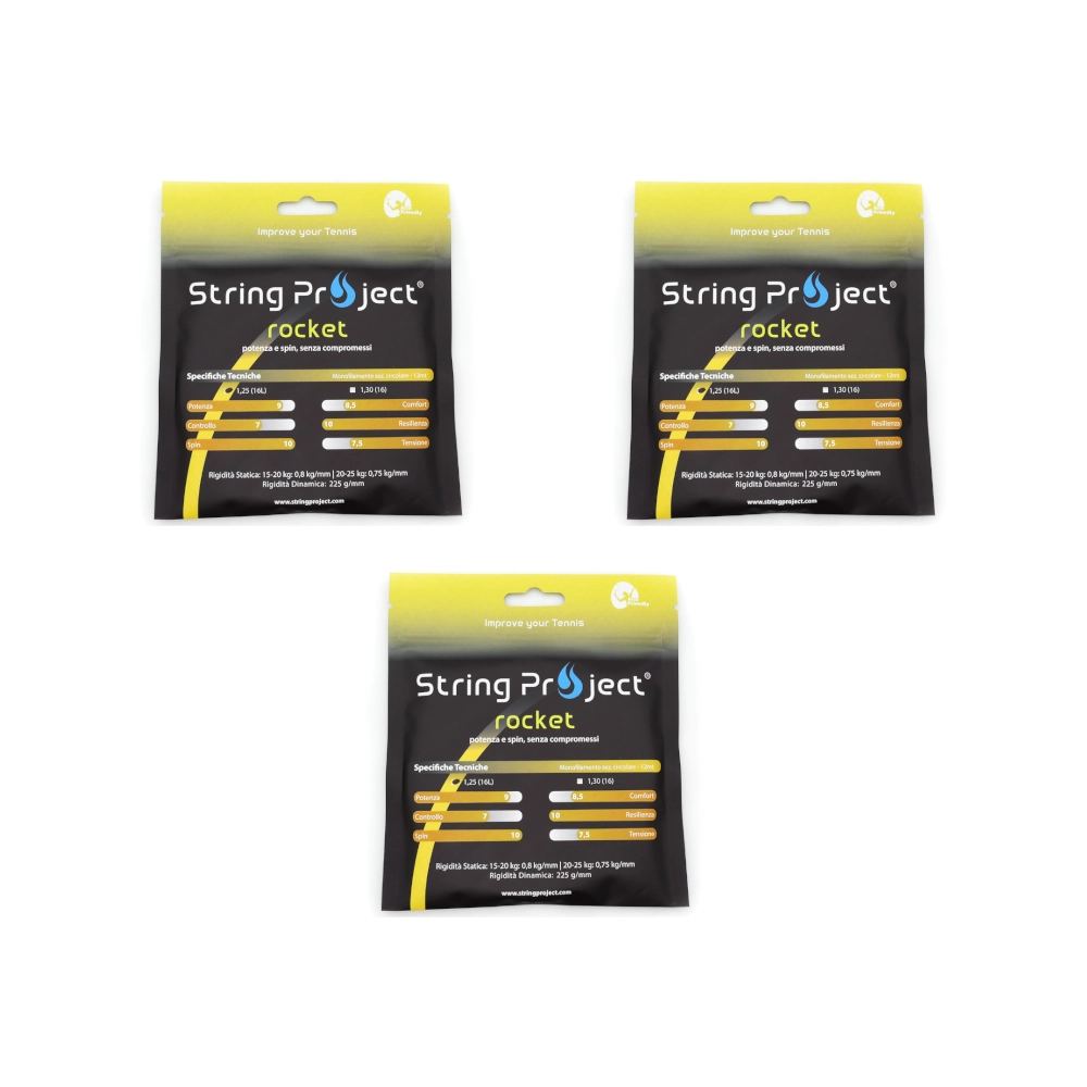 String Project Rocket – 3 Paquetes bobina de 12 m