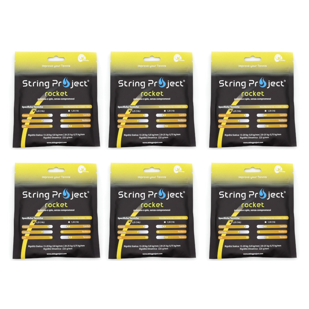 String Project Rocket – Pack de 6 Sets de 12 m