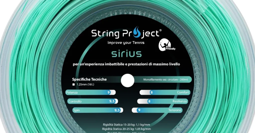 Recensione String Project Sirius su tennisnerd.net Recensione String Project Sirius su tennisnerd.net